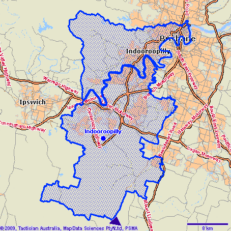 Indooroopilly Map